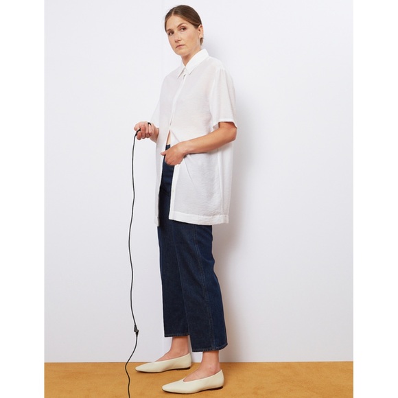 NWT GOLDSIGN The A Jean High Rise Denim Burn 24 - Picture 6 of 12